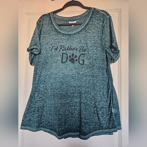 Maurices Burnout Dog Lover T-Shirt